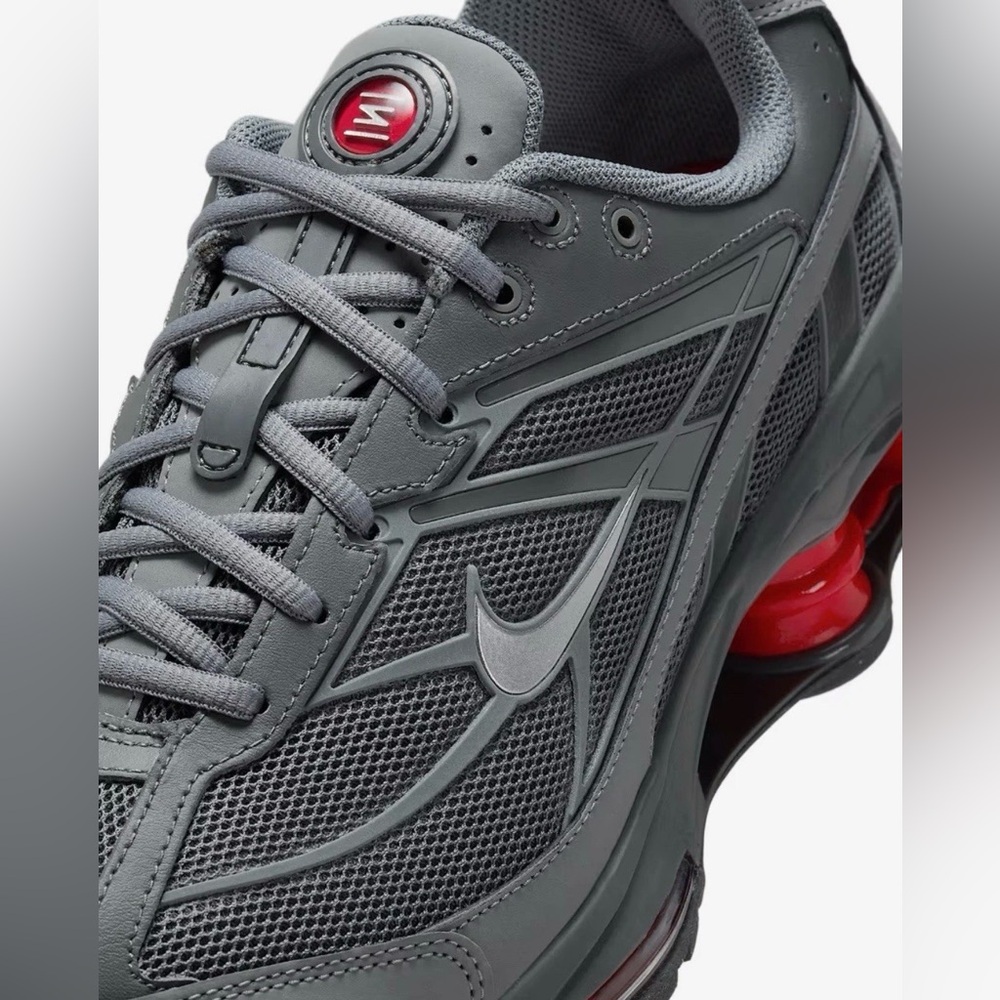 Nike Shox Ride 2 🔥 Smoke Gray Red Running Athletic Sneakers IM5999-084 9.5 10 11 - Picture 7 of 13